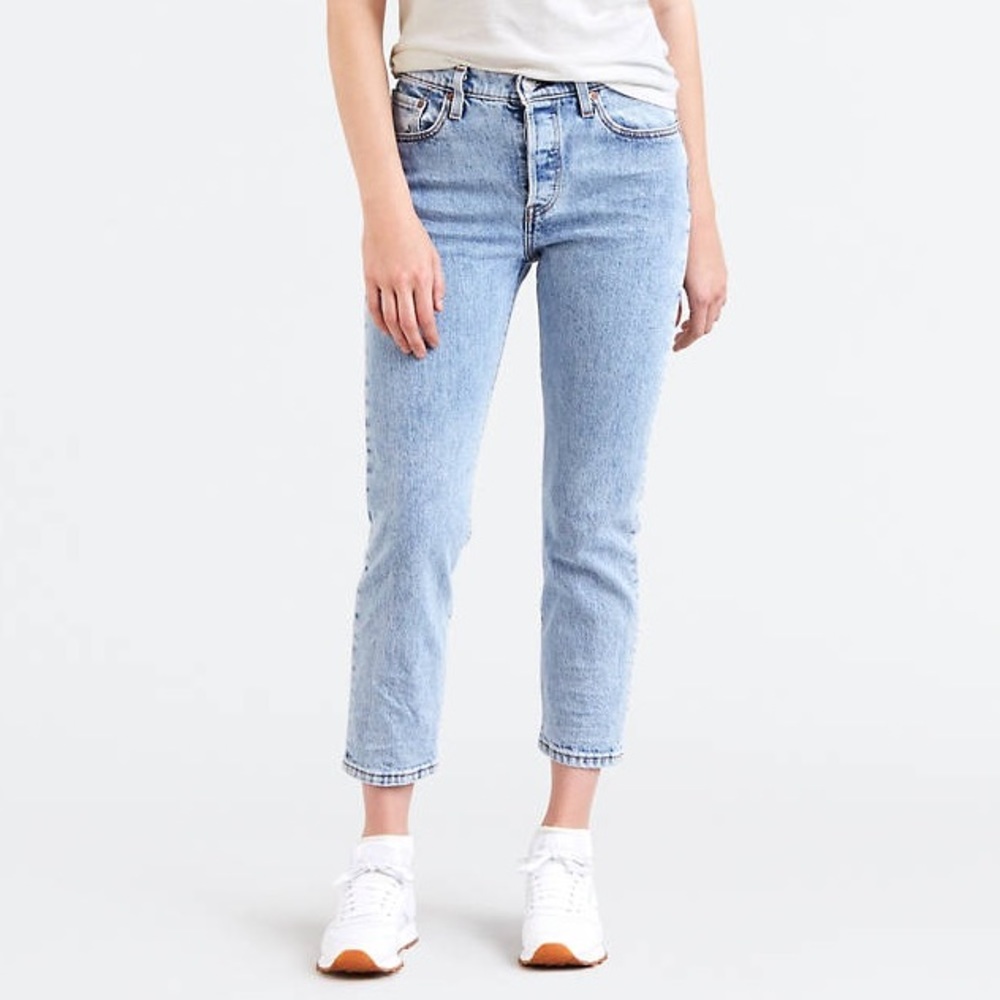 Levi’s 501 Crop acid Wash